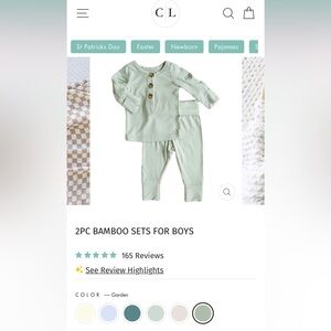 Caden Lane Bamboo Set